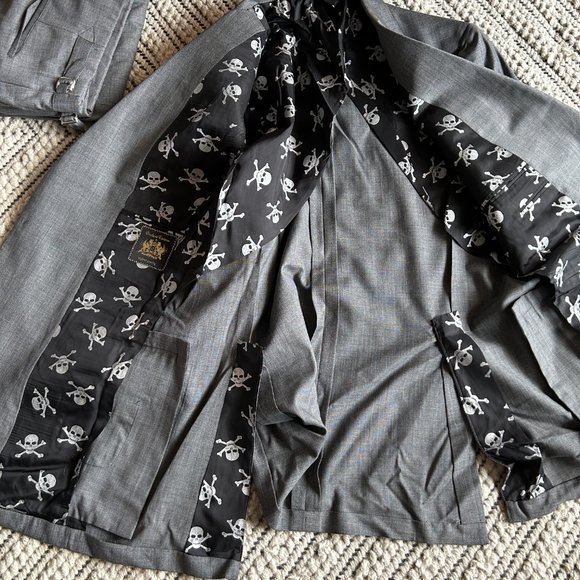 Bespoke Recent Oxxford Clothes Grey Suit 42R - Picture 3 of 12